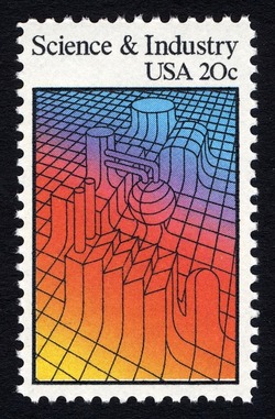 Science and Industry United States Postage Stamp