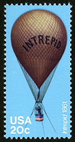 Intrepid United States Postage Stamp | Hot Air Balloons