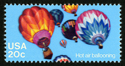 Hot Air Ballooning United States Postage Stamp | Hot Air Balloons