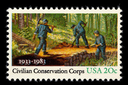 Civilian Conservation Corps United States Postage Stamp