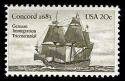 German Immigration Tricentennial United States Postage Stamp