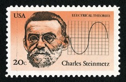 : Charles Steinmetz - Electrical Theories United States Postage Stamp | Inventors