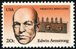 Edwin Armstrong - Frequency Modulation United States Postage Stamp | Inventors