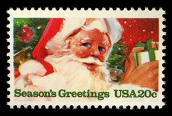 Santa Claus - Christmas United States Postage Stamp