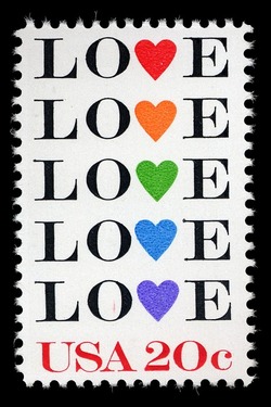 Love Hearts United States Postage Stamp | Love