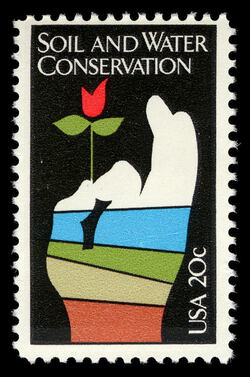 Soil and Water Conservation United States Postage Stamp