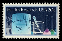 Health Research United States Postage Stamp