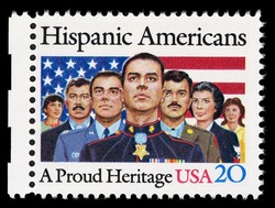 Hispanic Americans United States Postage Stamp