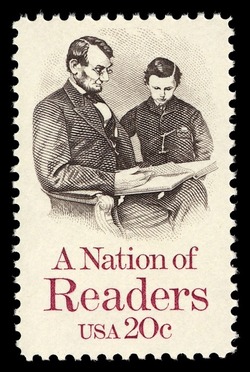 A Nation of Readers United States Postage Stamp
