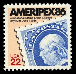 AMERIPEX 86 United States Postage Stamp
