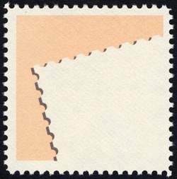 AMERIPEX 86 - Background Color Only United States Postage Stamp