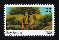 Boy Scouts United States Postage Stamp | Youth Year
