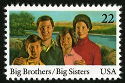 Big Brothers - Big Sisters United States Postage Stamp | Youth Year