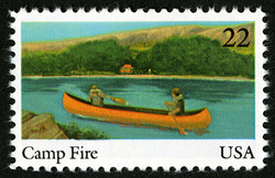 Camp Fire United States Postage Stamp | Youth Year