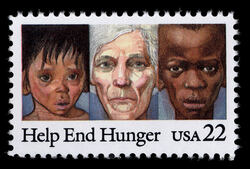 Help End Hunger United States Postage Stamp