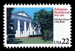 Arkansas Statehood United States Postage Stamp
