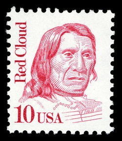 Red Cloud United States Postage Stamp | Great Americans