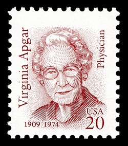 Virginia Apgar United States Postage Stamp | Great Americans