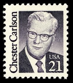 Chester Carlson United States Postage Stamp | Great Americans