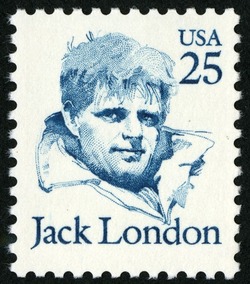 Jack London United States Postage Stamp | Great Americans