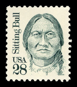 Sitting Bull United States Postage Stamp | Great Americans