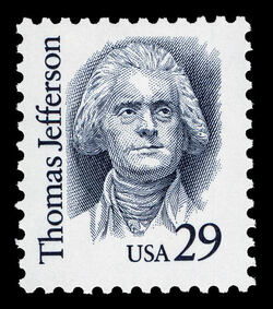 Thomas Jefferson United States Postage Stamp | Great Americans
