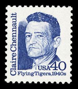 Claire Chennault United States Postage Stamp | Great Americans