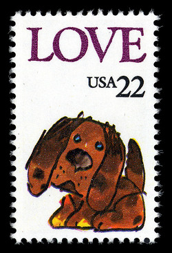 Love - Puppy United States Postage Stamp | Love