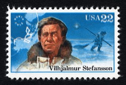 Vilhjalmur Stefansson United States Postage Stamp | Arctic Explorers