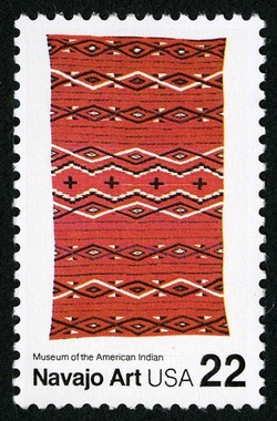 Navajo Blanket A United States Postage Stamp | Navajo Art
