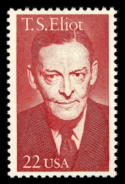 T. S. Eliot United States Postage Stamp | Literary Arts