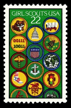 Girl Scouts United States Postage Stamp