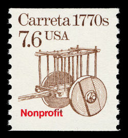 Carreta - 1770s United States Postage Stamp | Transportation