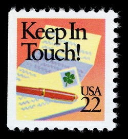 Keep in Touch United States Postage Stamp | Special Occasions