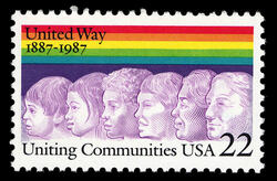 United Way United States Postage Stamp