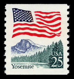 Flag - Yosemite United States Postage Stamp