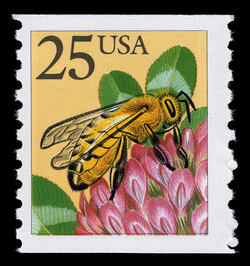 Honeybee United States Postage Stamp