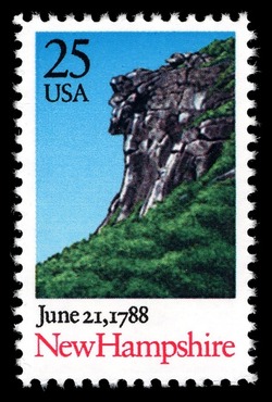 New Hampshire United States Postage Stamp | Statehood Bicentenary