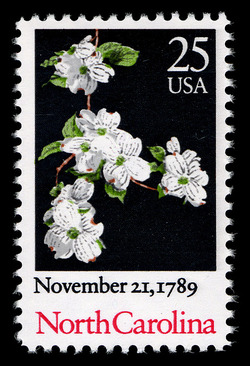 North Carolina United States Postage Stamp | Statehood Bicentenary