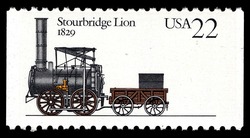 Stourbridge Lion United States Postage Stamp | Steam Locomotives