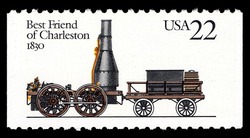 Best Friend of Charleston United States Postage Stamp | Steam Locomotives