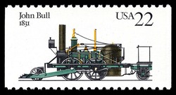 John Bull United States Postage Stamp | Steam Locomotives