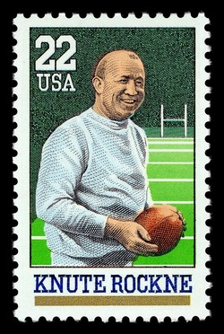 Knute Rockne United States Postage Stamp