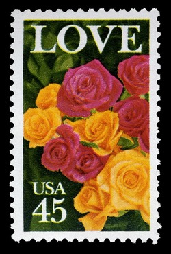 Love - Bunch of Roses United States Postage Stamp | Love