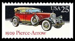 1929 Pierce-Arrow United States Postage Stamp | Classic Cars