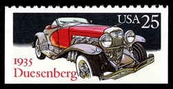 1935 Duesenberg United States Postage Stamp | Classic Cars