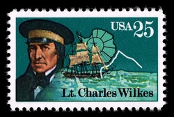 Lt. Charles Wilkes United States Postage Stamp | Antarctic Explorers