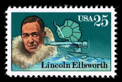 Lincoln Ellsworth United States Postage Stamp | Antarctic Explorers