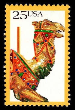Camel United States Postage Stamp | Carousel Animals