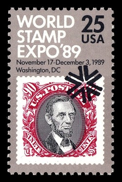 World Stamp Expo 89 United States Postage Stamp